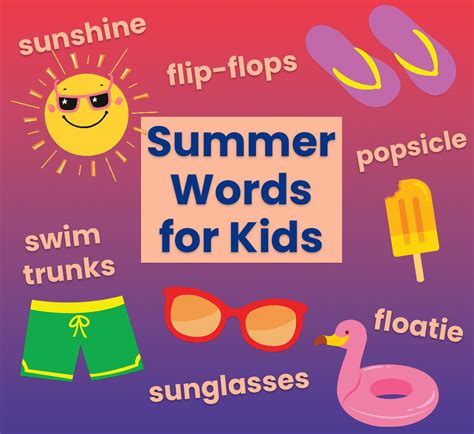 400+ Summer Words for Kids (Free Printable Lists) | ABCmouse