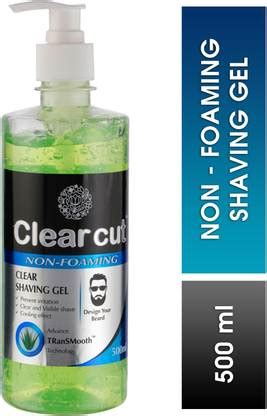 Clearcut Non-Foaming Shaving Gel, Clear Aloe vera Gel, Cool type Price ...