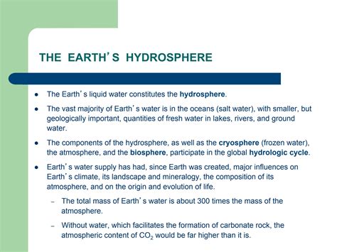 Image result for Hydrosphere Examples