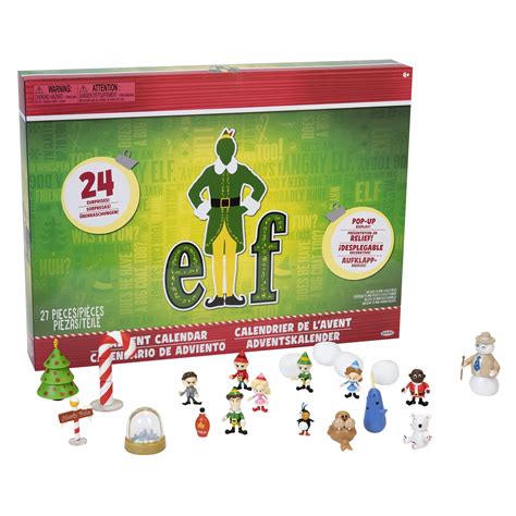 Elf Collectible Advent Calendar – Includes 17 Collectible Figurines ...