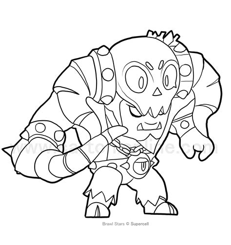Brawl Stars Bo Coloring Pages