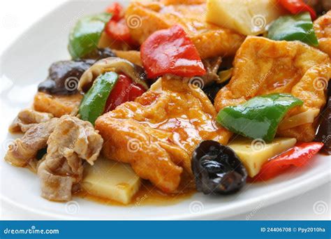 Home style bean curd stock photo. Image of pepper, cooking - 24406708