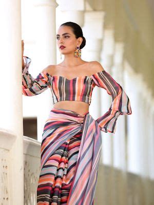 Buy Swtantra Blouse Off Shoulder Metropolitan Online