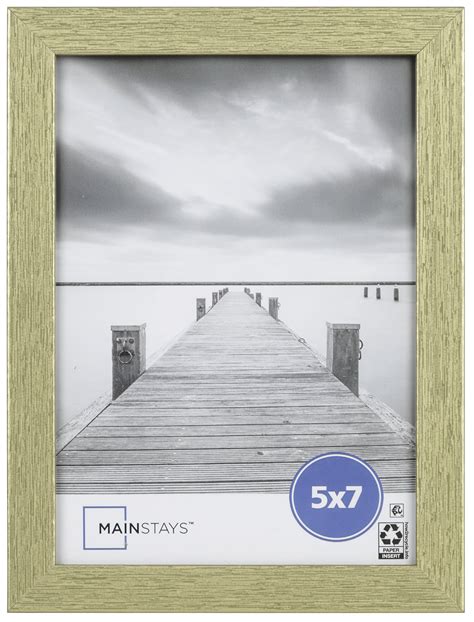 Mainstays – 5x7 Picture Frame – Gold Linear Program Tabletop Photo ...