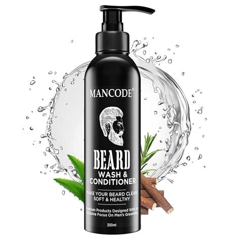Mancode Beard Wash & Conditioner - 200ml | Conditions & Cleans Beard ...
