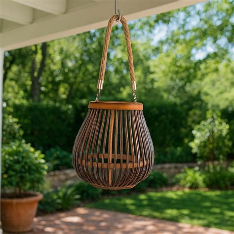 Buy LUXE HOME Bamboo Hanging Lantern from Luxe Home at just INR 3999.0