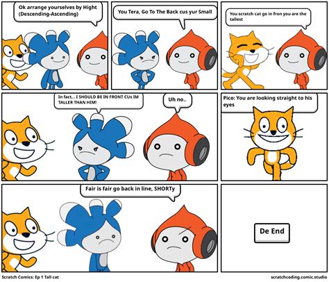 Scratch Comics: Ep 1 Tall cat - Comic Studio