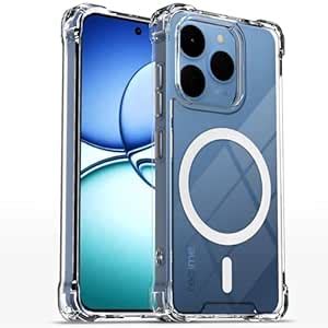 Pikkme Back Cover for Realme 15T 5G Mag-Safe Shockproof PC + TPU ...