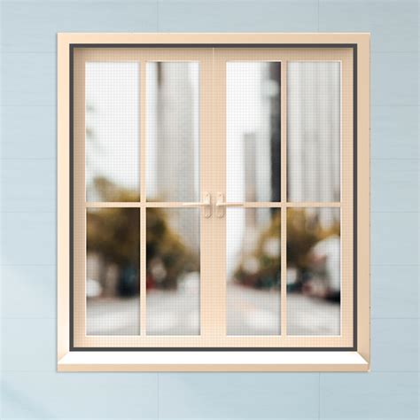 Mr. Right Mosquito Net for Window (4X3.6 Feet) (Grey), Pre-Stitched ...