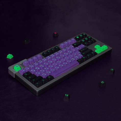 Eva Mecha Japanese Cherry PBT Clone Keycaps With Keycaps Storage Box ...
