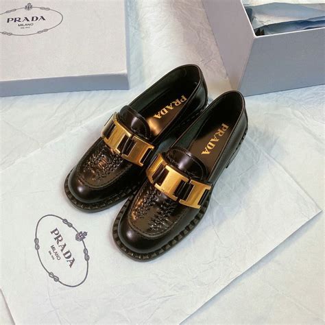 (Women) Loafer Low 'Black Gold' PRADA - PRADA - Novelship