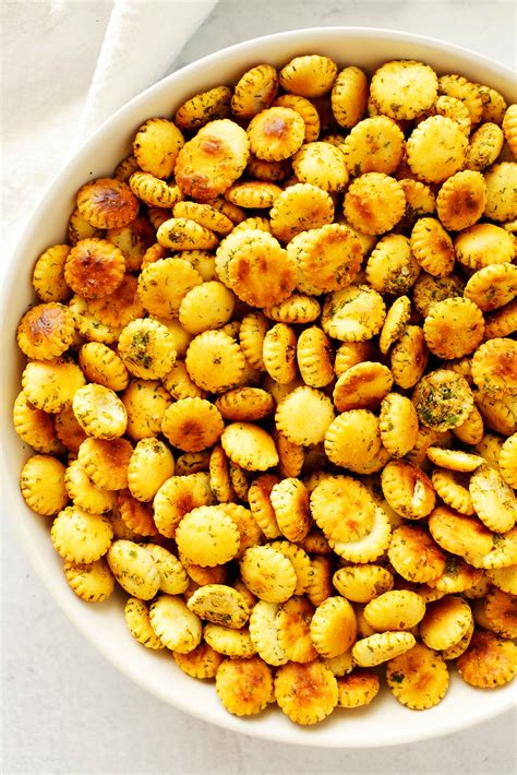 Ranch Oyster Crackers | EASY Party Snack Recipe! - The Anthony Kitchen