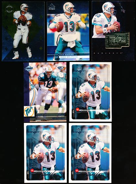 Lot Detail - 7 Asst. Dan Marino Promo/ Sample Cards