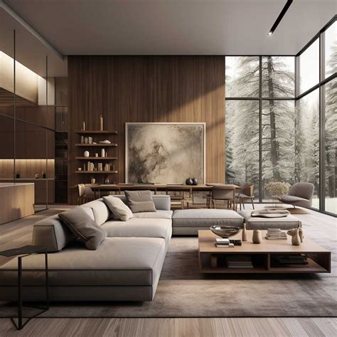 3+ Fresh Takes on Modern Grey and Brown Living Room Interiors