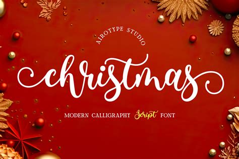 Christmas Script Font by airotype · Creative Fabrica