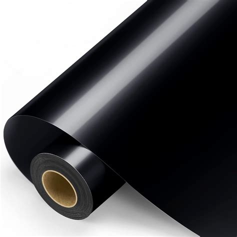 Sooez Black Permanent Vinyl - 12x11FT Black Adhesive Vinyl India | Ubuy