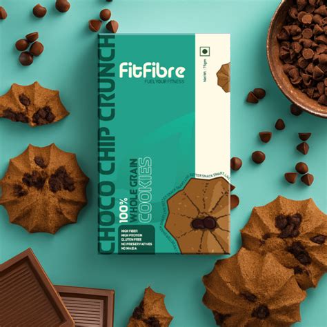 Choco Chip Crunch Cookies | Gluten Free | No Maida | High Protein Snac ...
