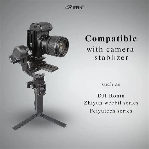 HIFFIN HOT-L-Type Quick Release Camera Vertical Plate Dual Camera Brac ...