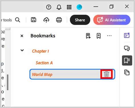 Image result for Adobe Acrobat Bookmarks