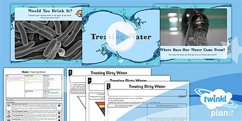 Geography: Water: Treating Water Year 4 Lesson Pack 4