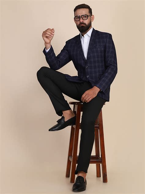 Tweed Check Men Suit – Tahvo India