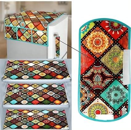 FRC DECOR Storeup Double Door Or Single Door Fridge Cover | Fridge ...