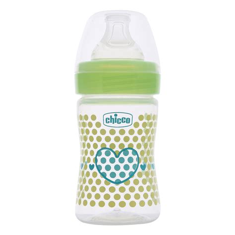 Buy Chicco Well-Being Green Feeding Bottle, 150 ml | 19 Minutes ...