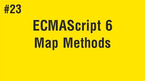 ECMAScript Map 的图像结果