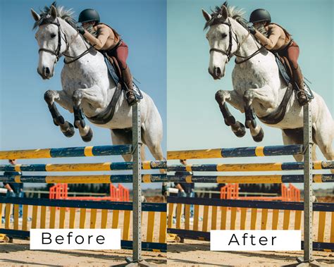 40 Lightroom Presets Horse Riding Horses Equestrian Desktop - Etsy