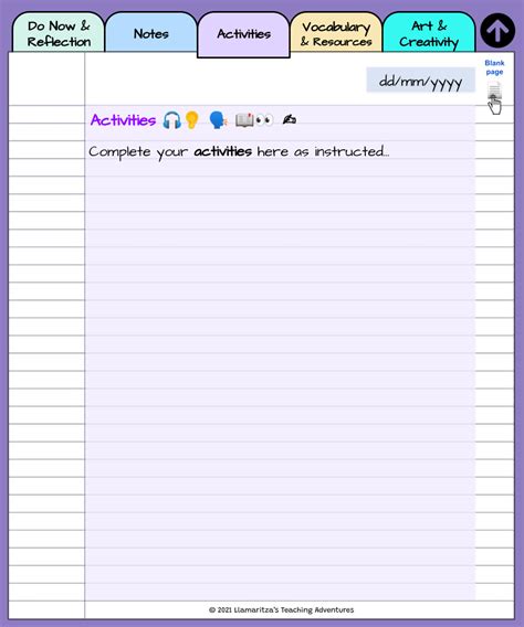 Image result for English Page Digital Notebook