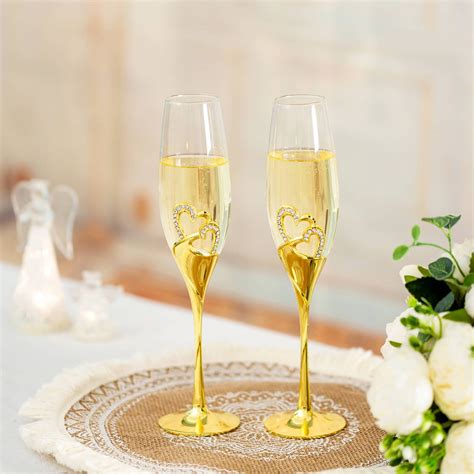 Wedding Toasting Flute Glasses 2Pcs | Sziqiqi Official Site