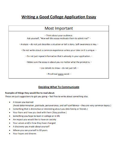 Image result for Personal Essay Examples