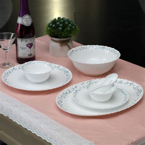 33 Pc White Feston Shape Dinner Set – Raj Imports