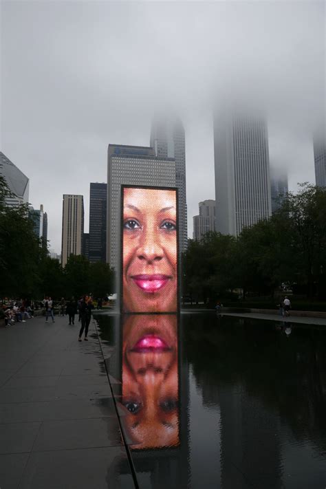 CROWN FOUNTAIN, 2004 Millennium Park, Chicago, USA - Public Space ...