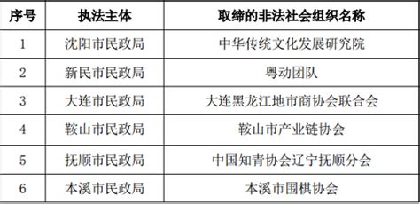 辽宁省民政部门公布一批2022年已查处的非法社会组织名单-公益时报网