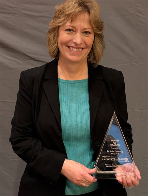 Dr. Julie Downing Honored with Friend of NSASSP Award - KCSR / KBPY