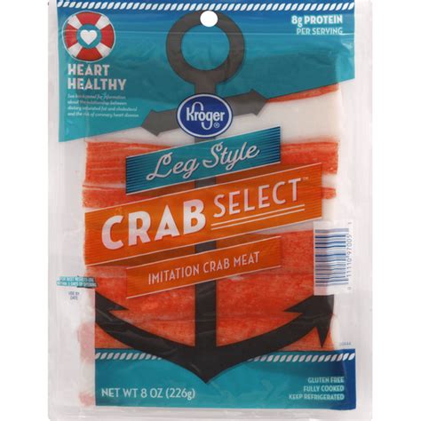 Kroger Crab Meat, Imitation, Leg Style (8 oz) Delivery or Pickup Near ...