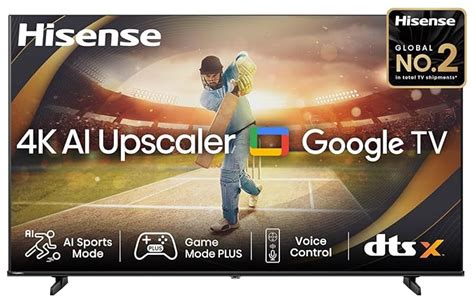 Hisense 139 cm (55 inches) E6N Series 4K Ultra HD Smart LED Google TV ...
