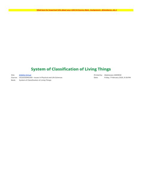 Image result for Classification Key Living Things
