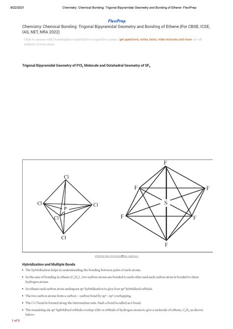 NIOS Chemistry Lesson 4 Chemical Bonding Part 10 - 9/22/2021 Chemistry ...