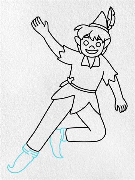 Peter Pan Easy Drawing