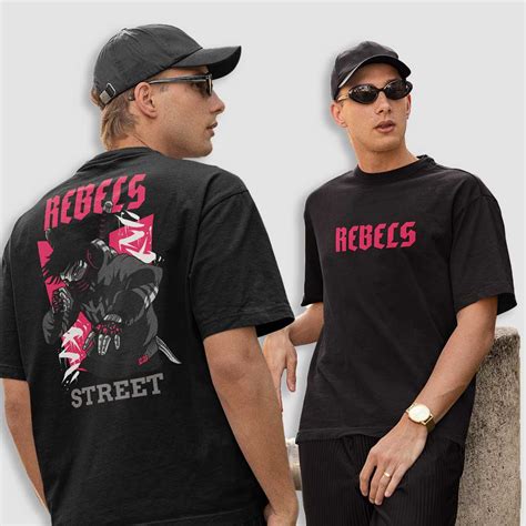 Buy Rebels Anime Oversized T Shirt Online For Men India – Punjabi Adda