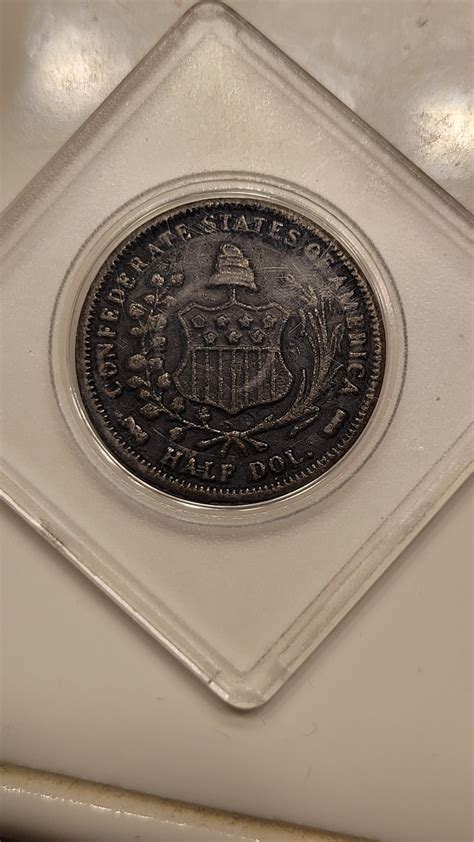 1861 confederate half dollar : r/coincollecting