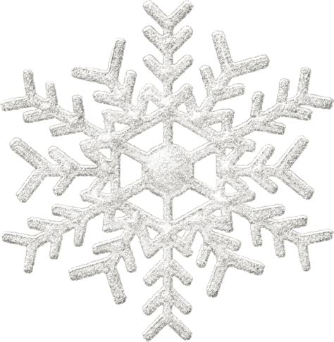 Silver Snowflake transparent PNG - StickPNG