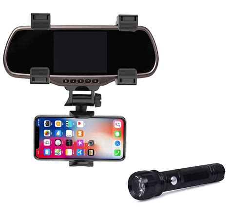 Finate Combo Car Rear View Mirror Mount Holder, 360 Car Mount Holder ...