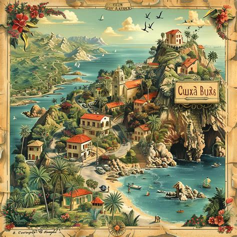 Curacao Island Map Discover Hidden Treasures