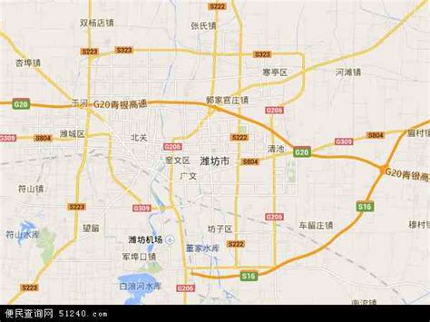 潍坊市地图 - 潍坊市卫星地图 - 潍坊市高清航拍地图