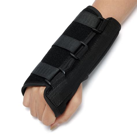Unisex Adjustable Wrist Support Brace with Splints Right Hand, Breathable Medical Carpal Tunnel ...