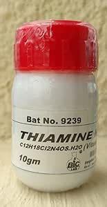 BFC VITAMIN B1 Powder - 10gm (THIAMINE HYDROCHLORIDE) CAS No. 67-03-8 ...