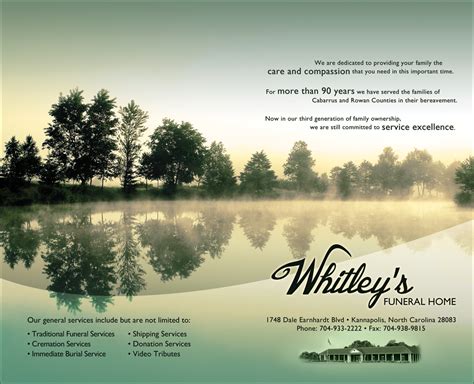 Christians In Business - Whitley's Funeral Home - Details